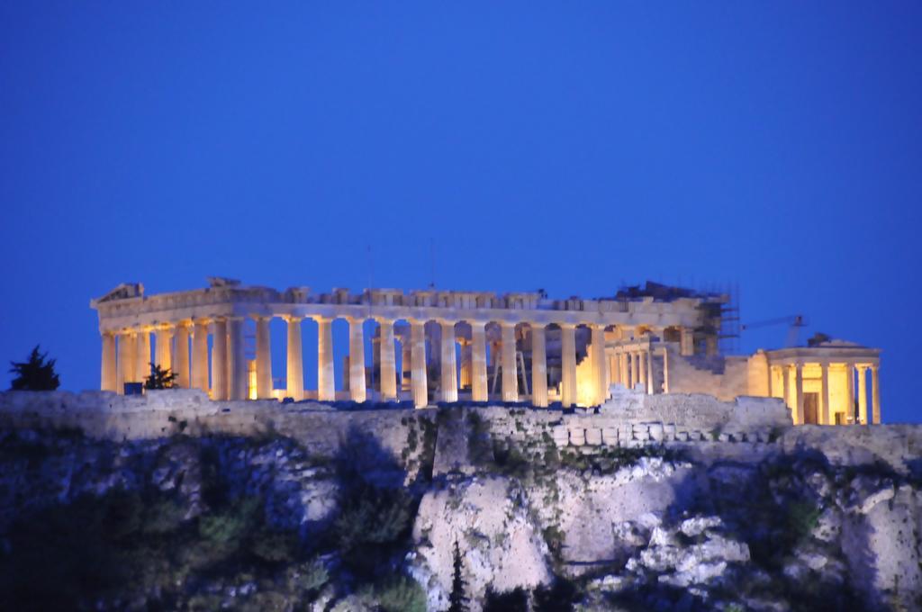 Acropolis At Home: Loft With A View Atena Exterior foto